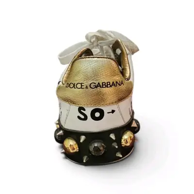 Zapatilla Dolce&Gabanna blanca con diseño gráfico - miniatura 3