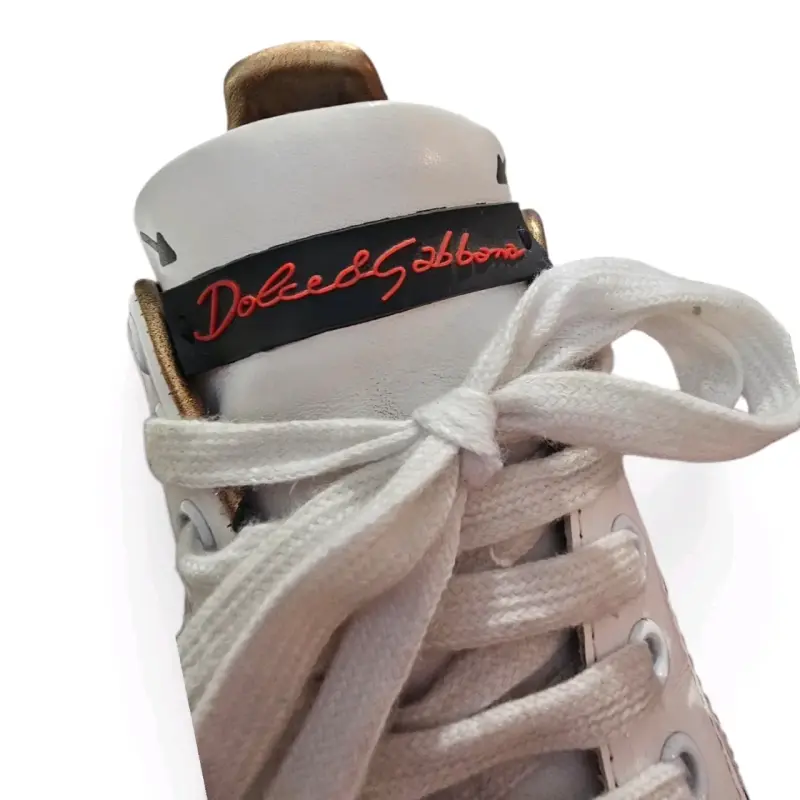 Zapatilla Dolce&Gabanna blanca con diseño gráfico - 6