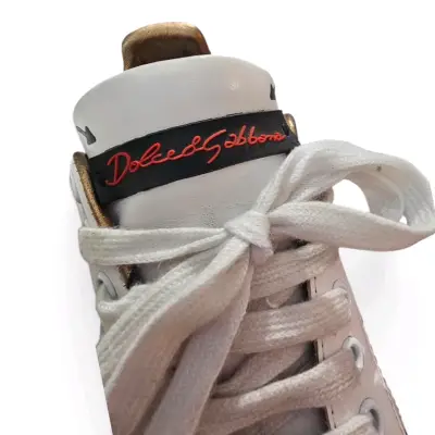Zapatilla Dolce&Gabanna blanca con diseño gráfico - miniatura 6