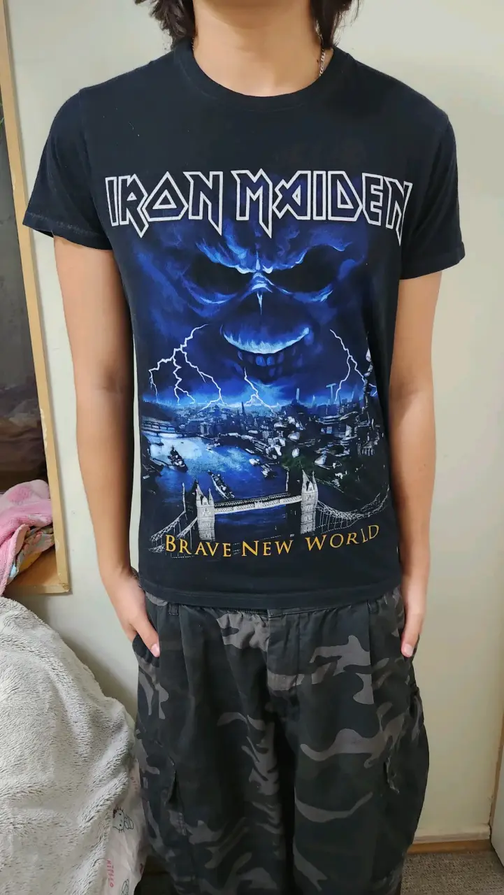 Polera Iron Maiden negra - 1