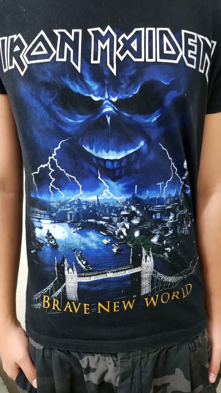 Polera Iron Maiden negra - 2