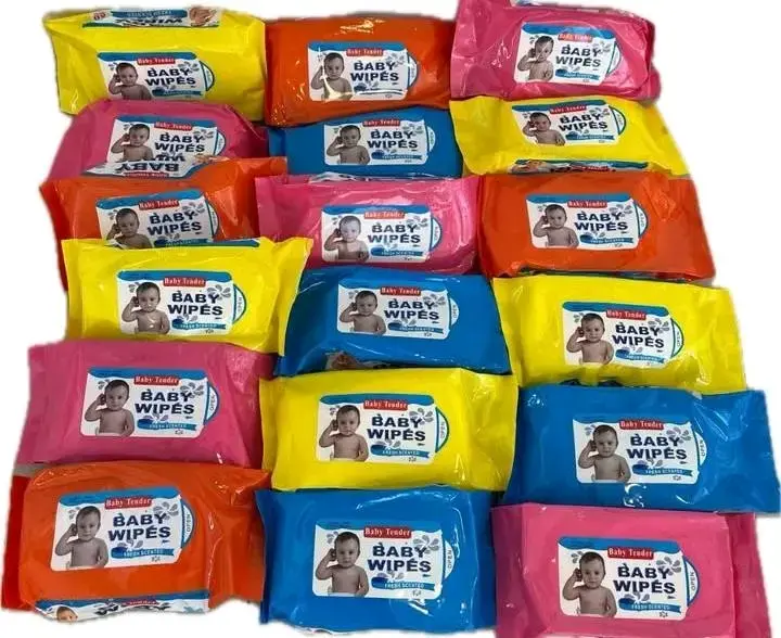 Paquetes de toallitas húmedas para bebé