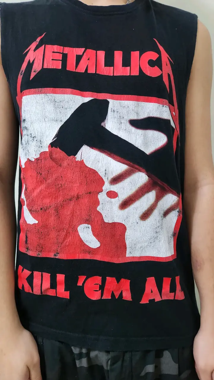 Polera Metallica Álbum Kill Em All - 2