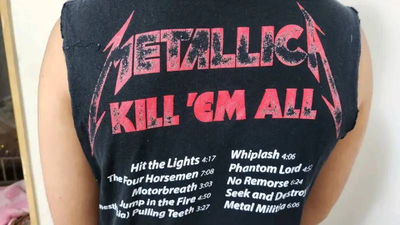 Polera Metallica Álbum Kill Em All - 4