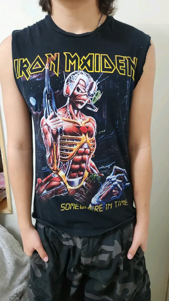 Polera Iron Maiden estampada - 1