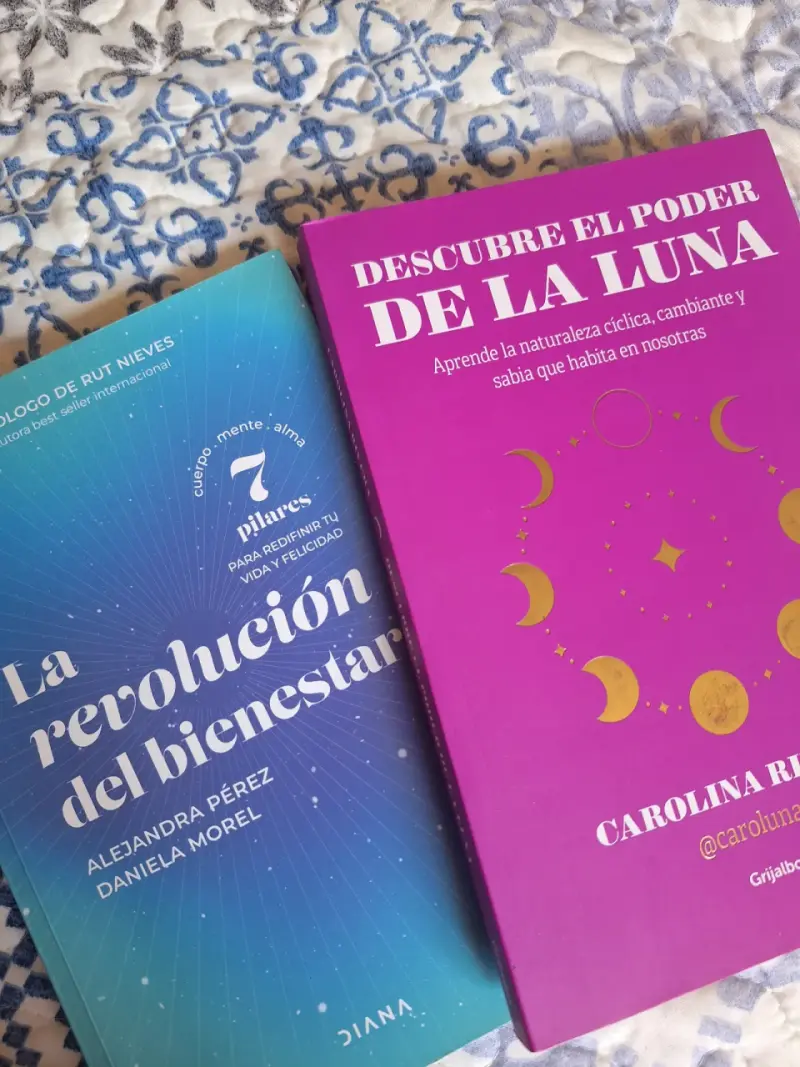 Lote de dos libros de bienestar