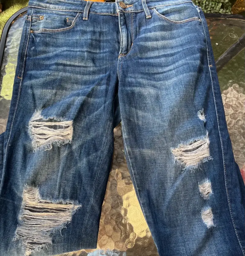 Jeans azul desgastados Guess - 5