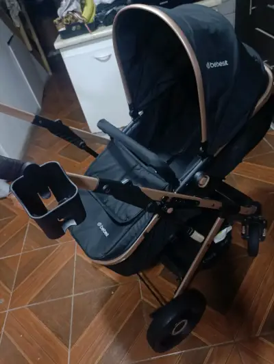 Coche para bebé Bebesit negro - miniatura 1