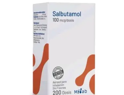 Inhalador Salbutamol 100 mcg - miniatura 1