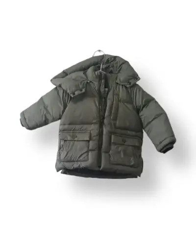 Chaqueta acolchada infantil verde - miniatura 1