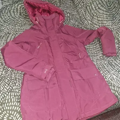 Abrigo de invierno burdeos marca rescue talla L - miniatura 1
