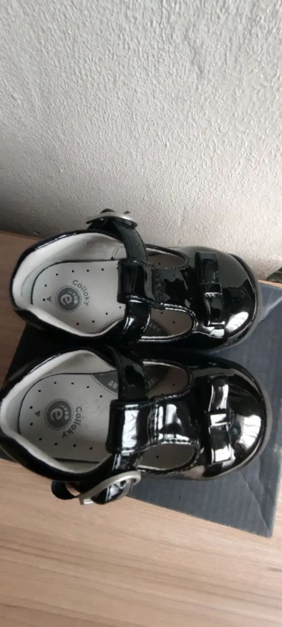 Zapatos charol negro para niña nro 19 - 3