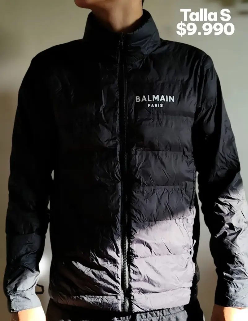 Chaqueta negra Balmain París