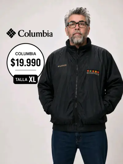 Chaqueta Columbia negra XL - miniatura 1