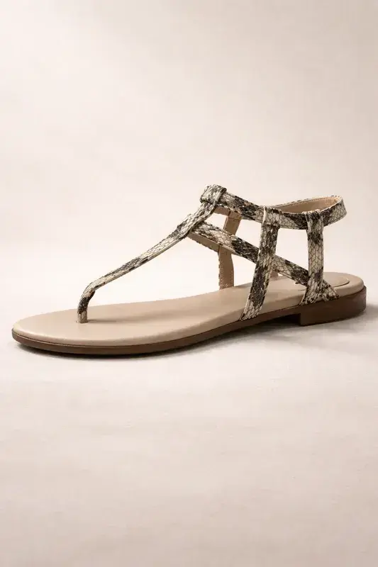 Sandalias planas animal print Talla 40 - 4