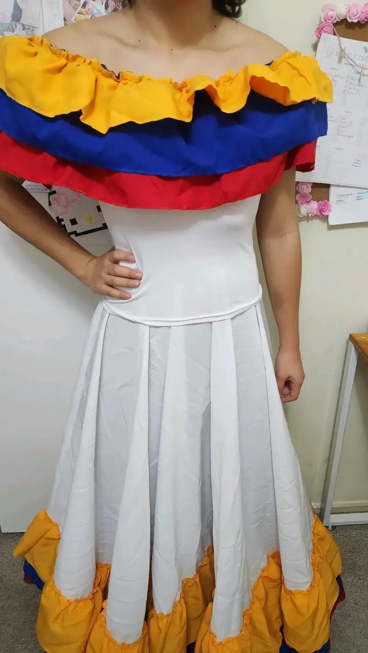Vestido Cumbia Colombiana