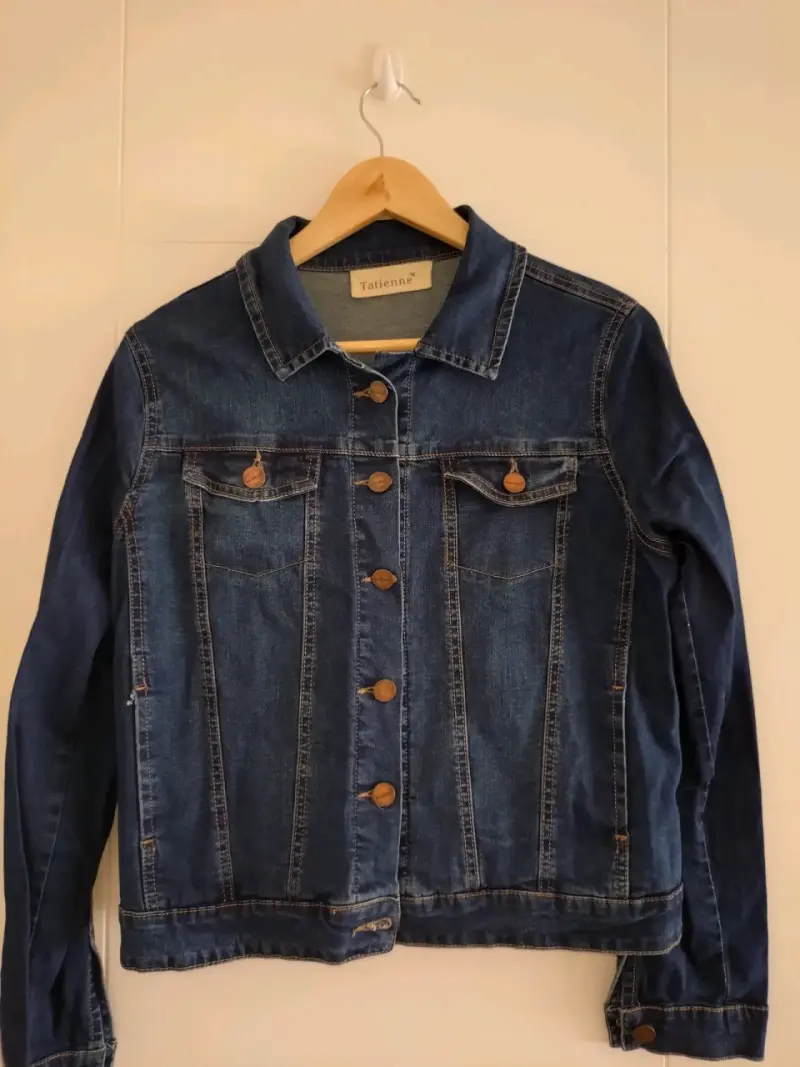 Chaqueta de mezclilla azul - 1