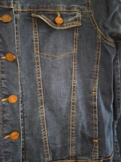Chaqueta de mezclilla azul - miniatura 3