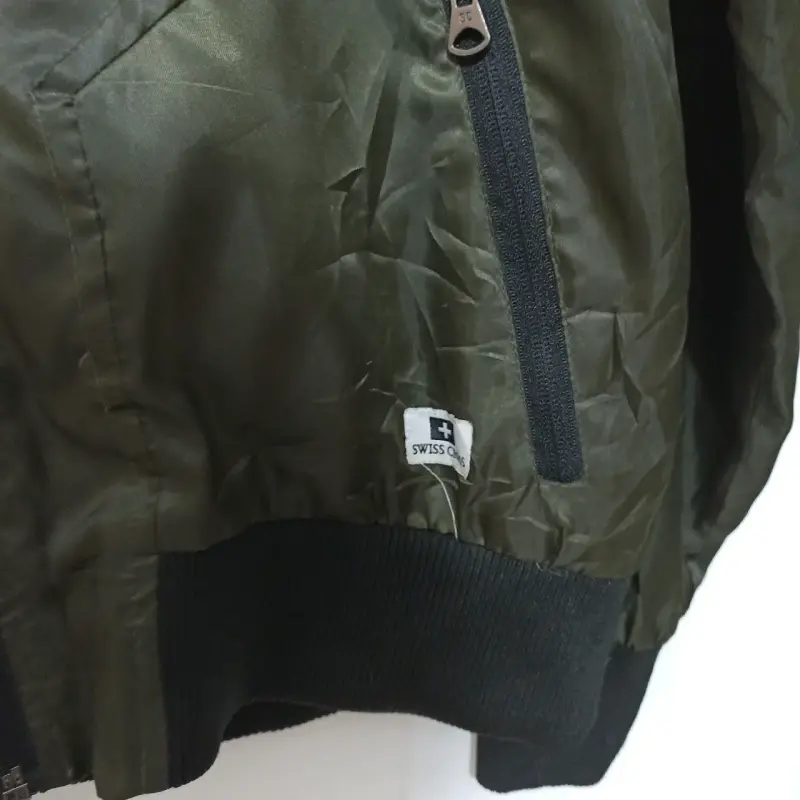 Bomber verde Swiss Cross - 3