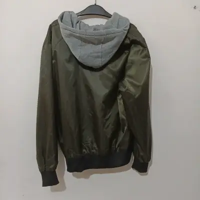 Bomber verde Swiss Cross - miniatura 4