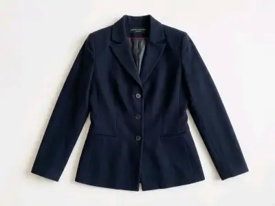 Blazer azul oscuro elegante - miniatura 1