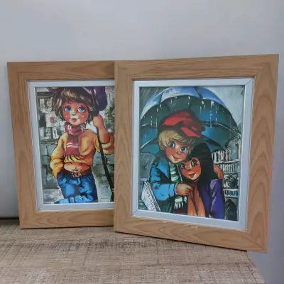 Cuadros infantiles con marco de madera - miniatura 1