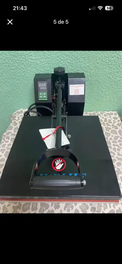 Estampadora 38x38 totalmente nuevo sin uso - miniatura 1