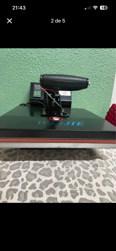 Estampadora 38x38 totalmente nuevo sin uso - miniatura 5