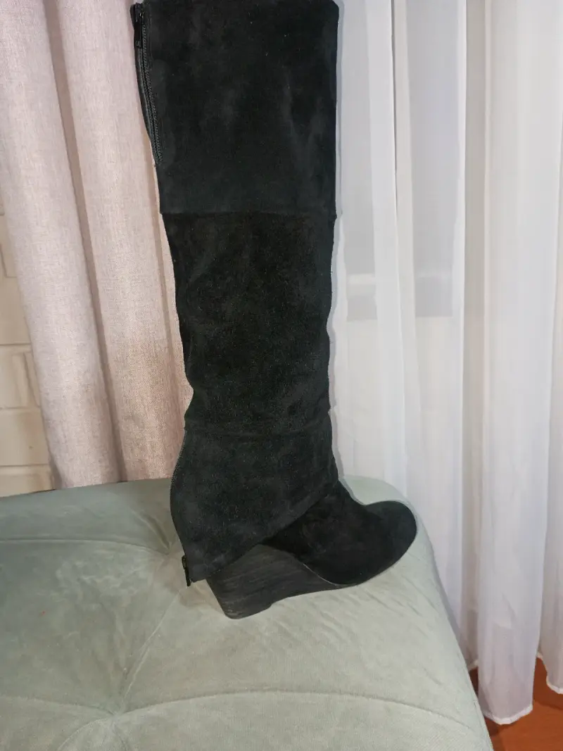 Botas de gamuza negras - 3