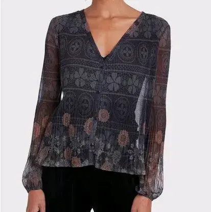 Blusa estampada manga larga Desigual - 1