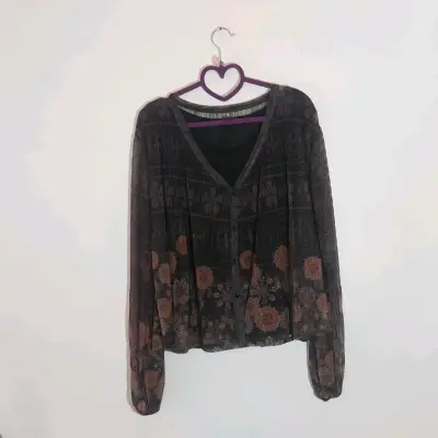 Blusa estampada manga larga Desigual - miniatura 3