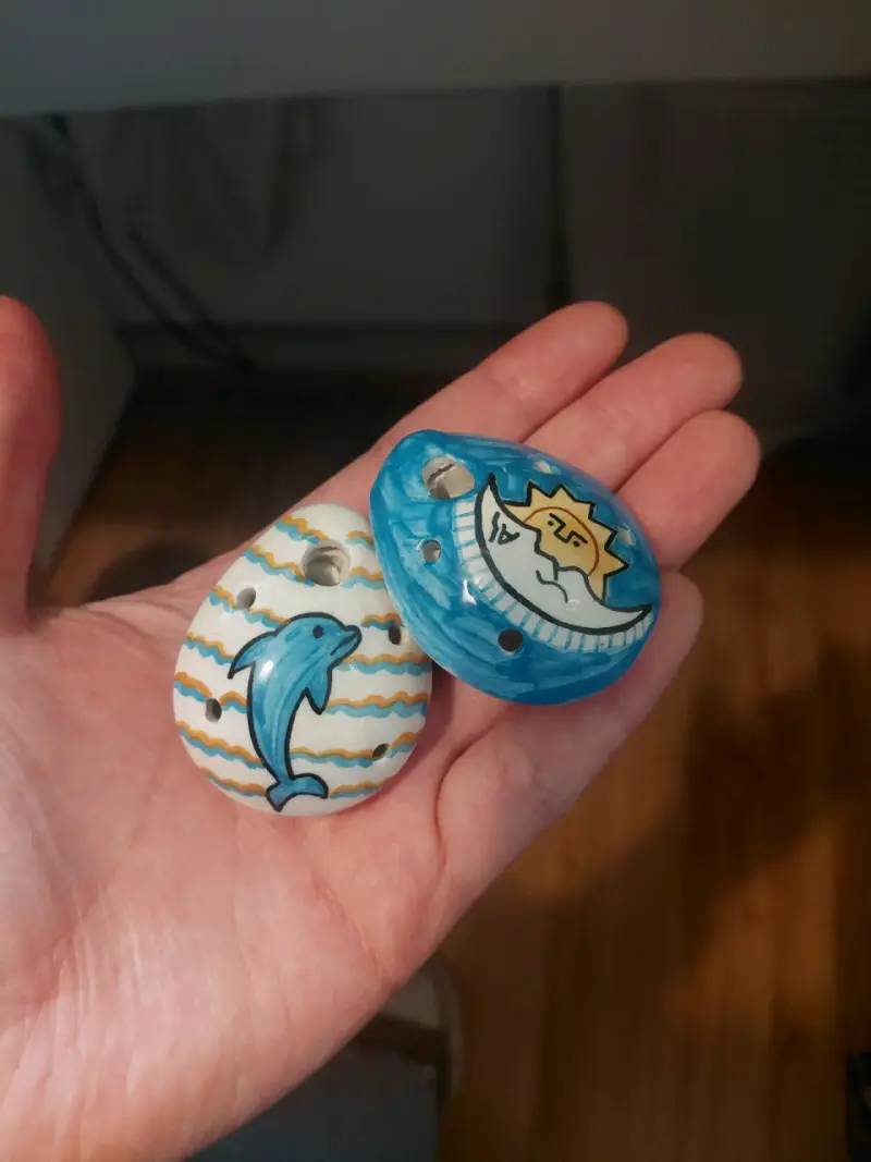 Mini ocarinas con diseños