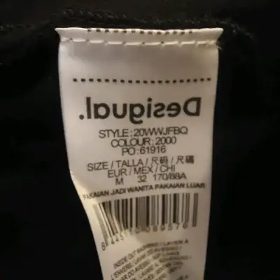 Polera Desigual negra con flecos - miniatura 4