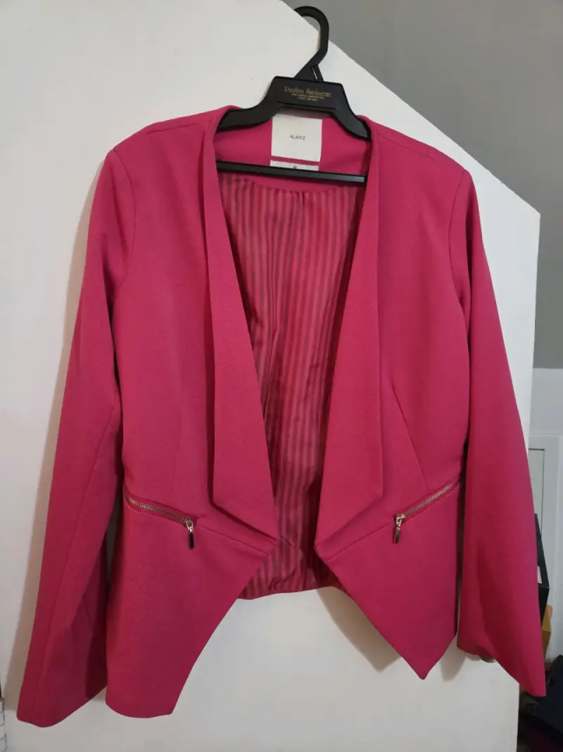 Blazer fucsia elegante - 1