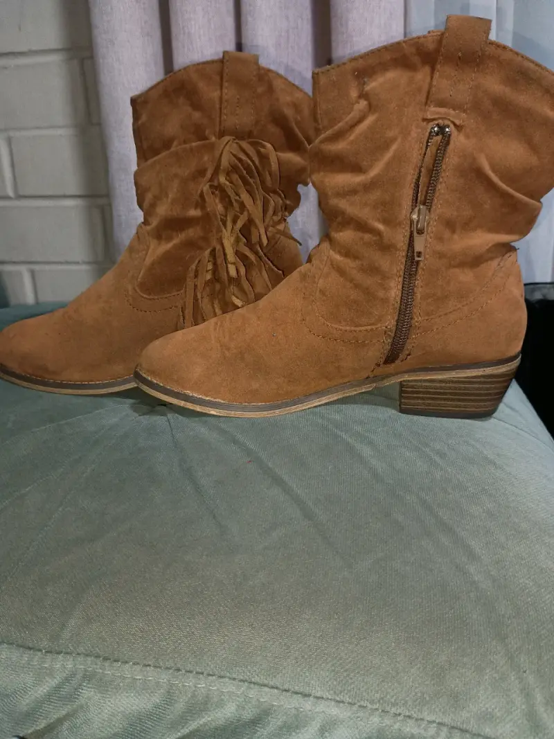 Botas de gamuza marrón - 2