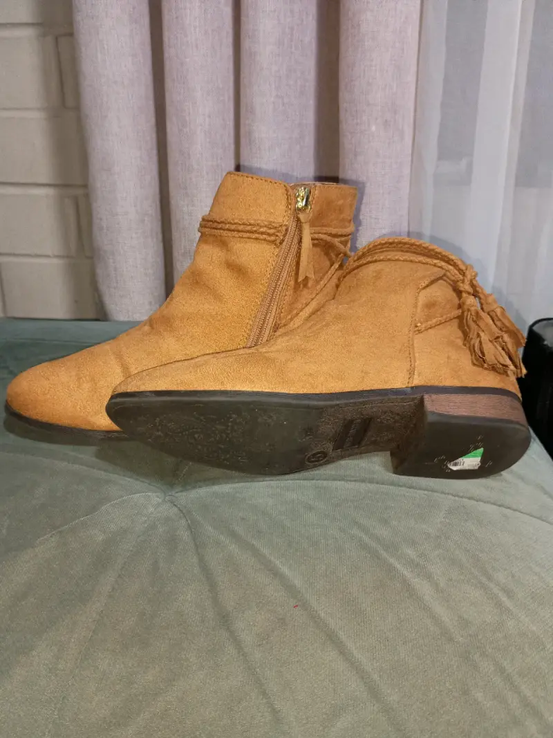 Botines de gamuza marrón - 3