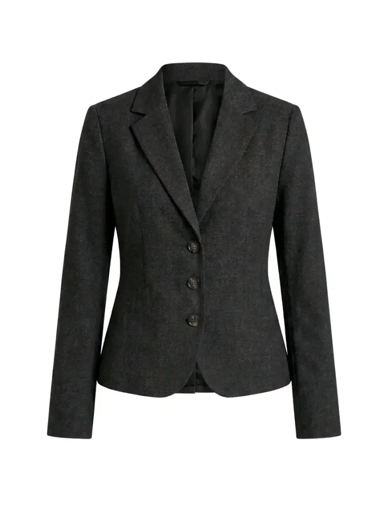 Blazer gris oscuro elegante - 1