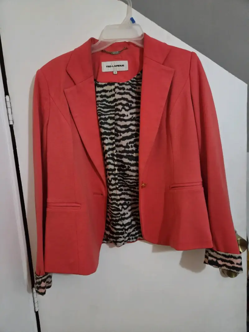 Blazer coral Ted Lapidus