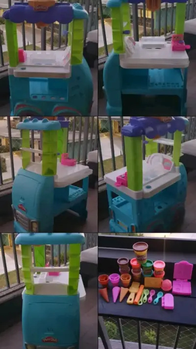 Carrito heladería Play-Doh - miniatura 1