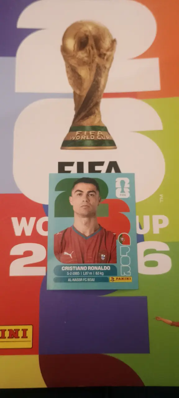 Lámina Cristiano Ronaldo Panini de FIFA 2026 - 1