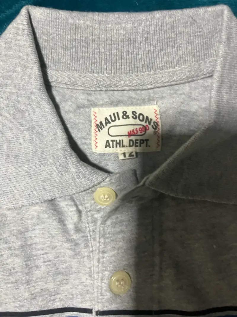 Polera polo gris Maui & Sons - 2