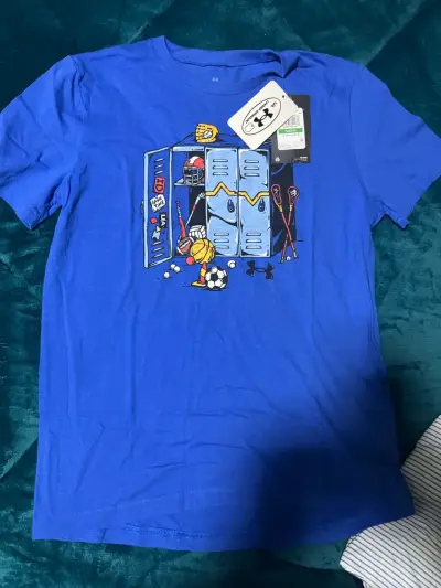 Polera azul deportiva Under Armour - miniatura 1