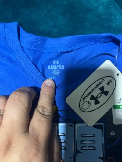 Polera azul deportiva Under Armour - miniatura 2