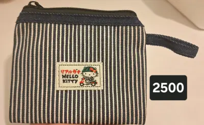 Monedero Hello Kitty rayado - miniatura 1