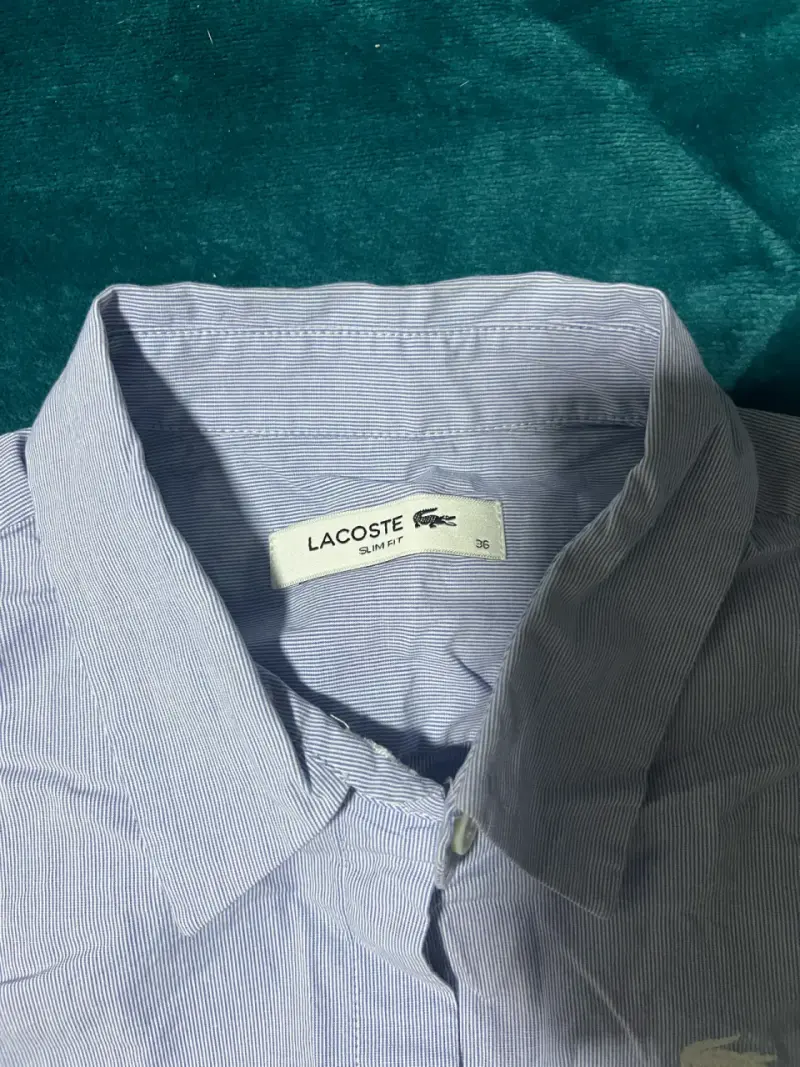 Camisa Lacoste Slim Fit celeste - 1
