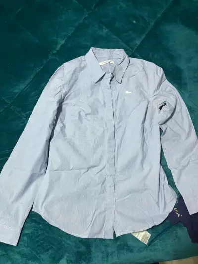 Camisa Lacoste Slim Fit celeste - miniatura 2