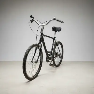 Bicicleta urbana negra marca Oxford - miniatura 2