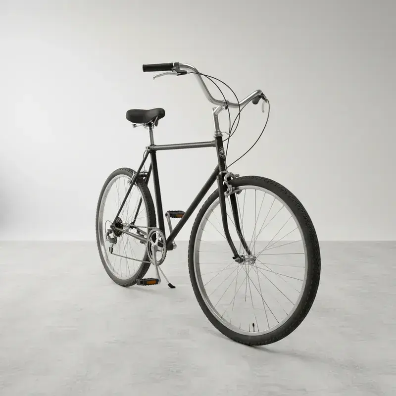 Bicicleta urbana negra marca Oxford - 3
