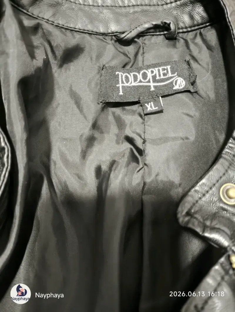 Chaqueta de Ecocuero Negra TodoPiel XL - 5