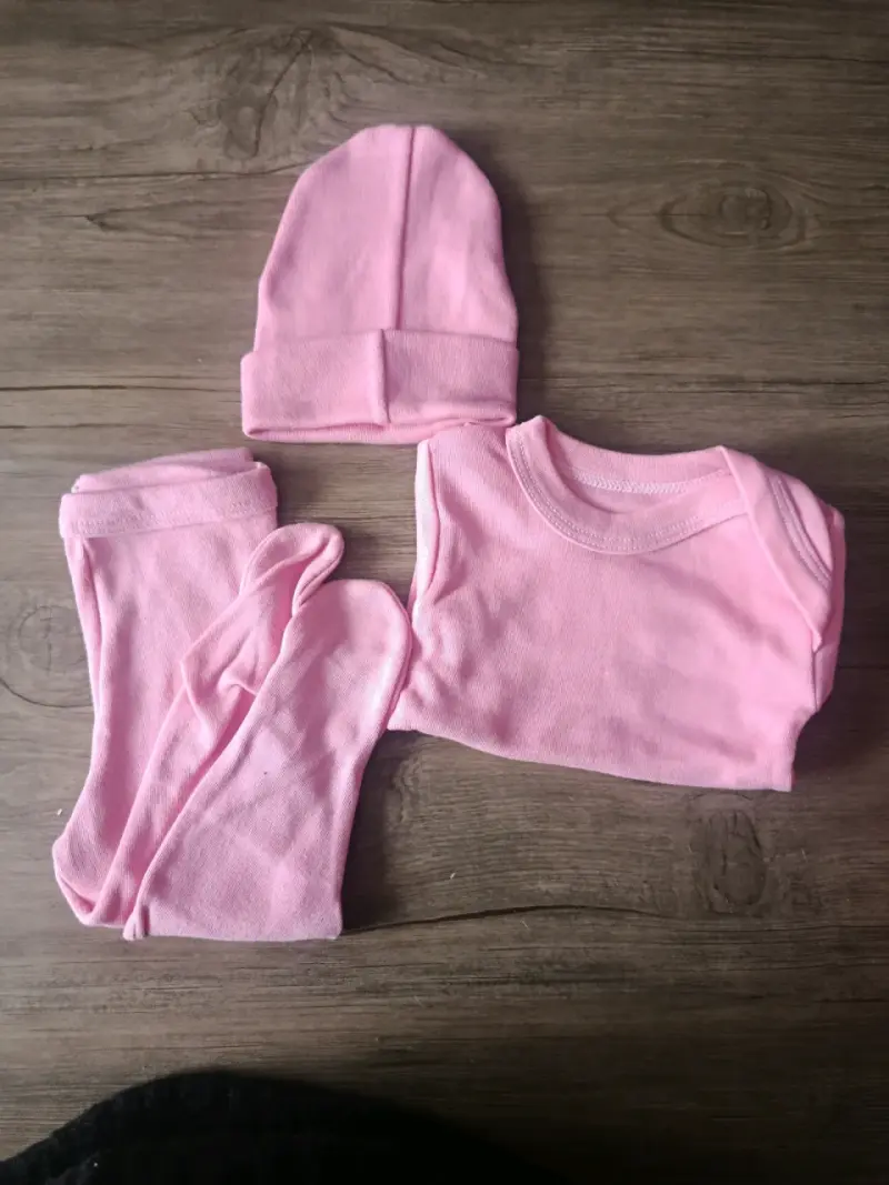 Conjunto de bebé fucsia - 5